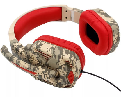 Diadema Gamer Camuflado