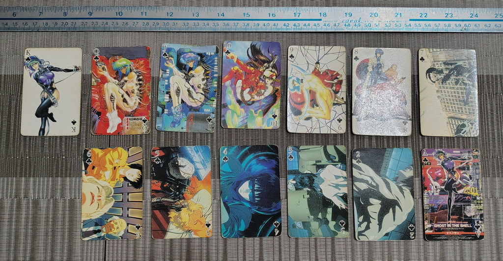 Baraja de Cartas Artística Estilo Anime Cyberpunk – Diseño Retro Coleccionable – Segunda Mano