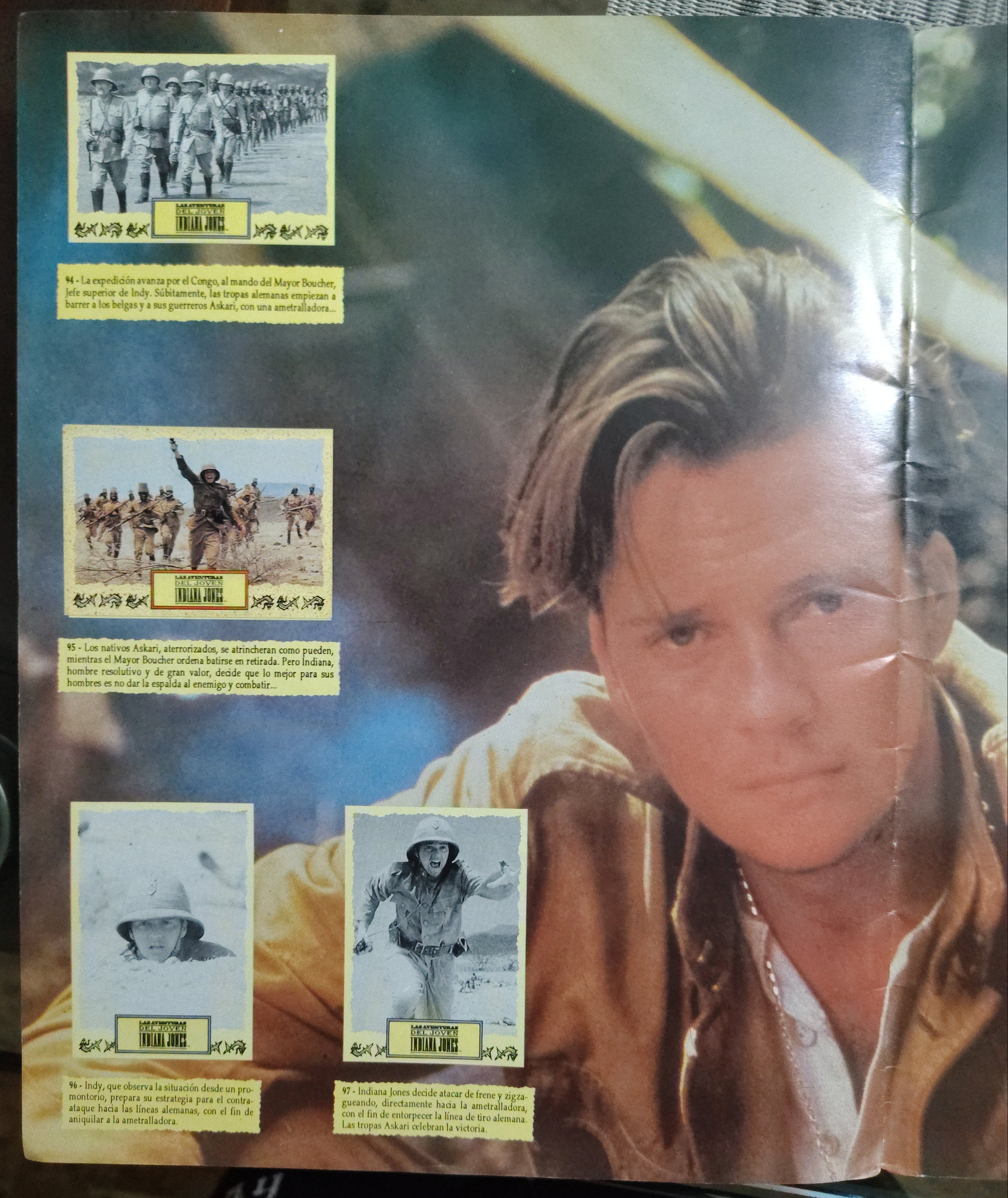 Álbum de Láminas Incompleto (Vintage 80s/90s) – Temática Indiana Jones y la Última Cruzada – Artículo de Colección / Segunda Mano