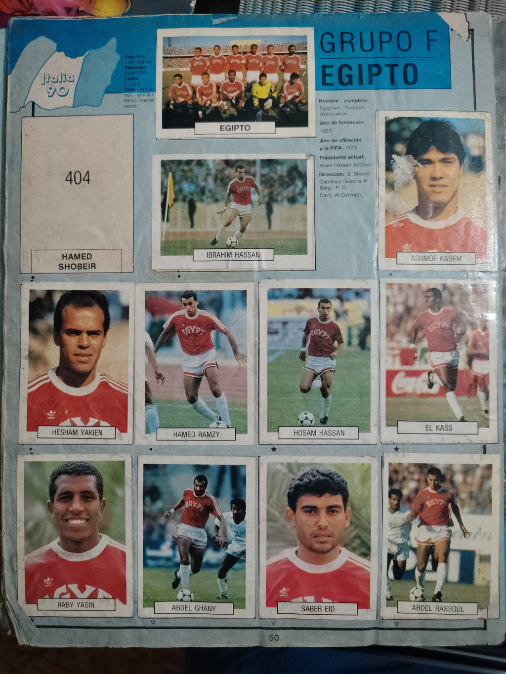 Álbum Copa Mundo Italia 90 vintage para colección / repuestos ⚽📘
