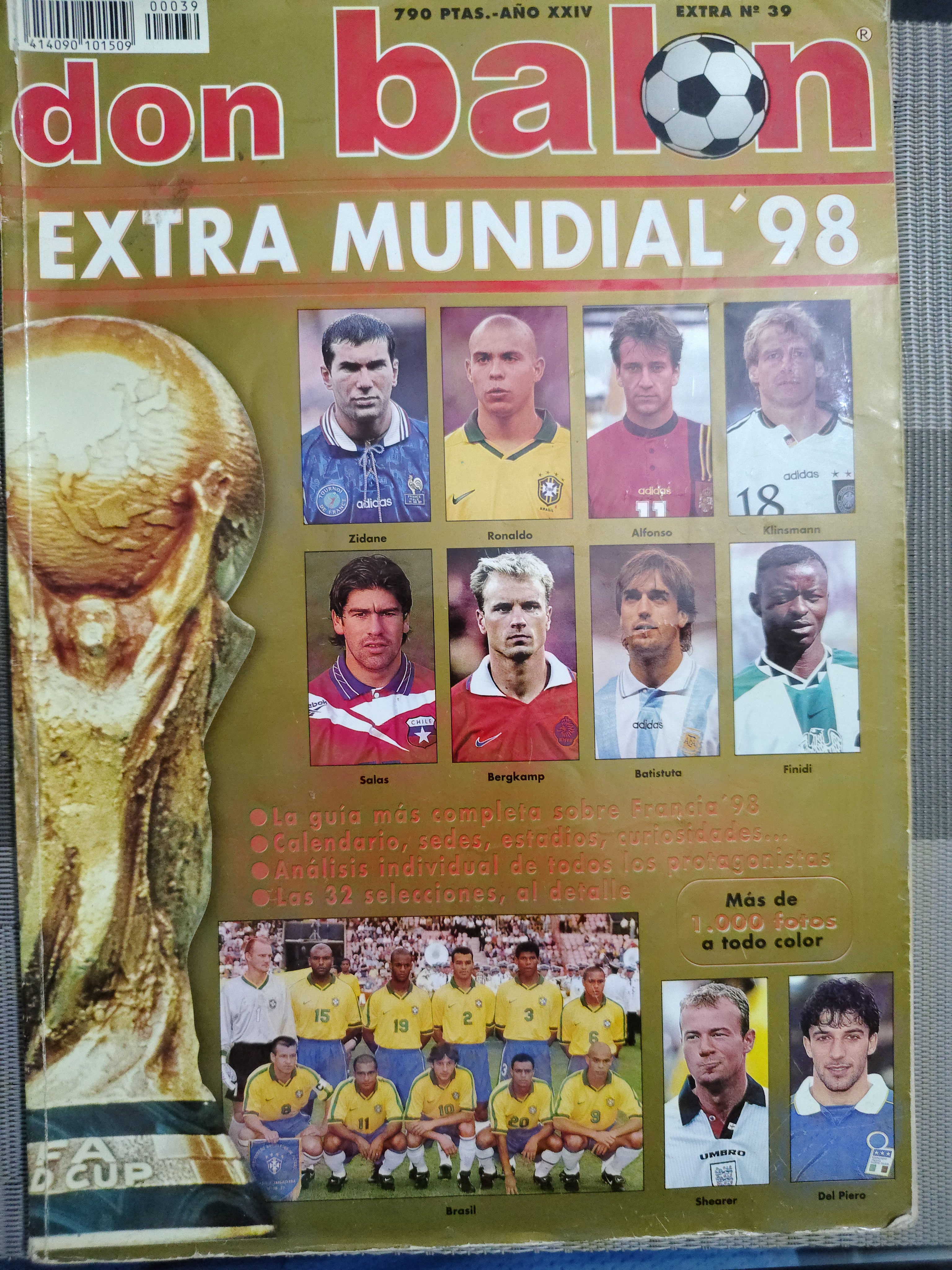 Álbum Mundial Francia 98 casi completo + revista Don Balón 98 ⚽🔥