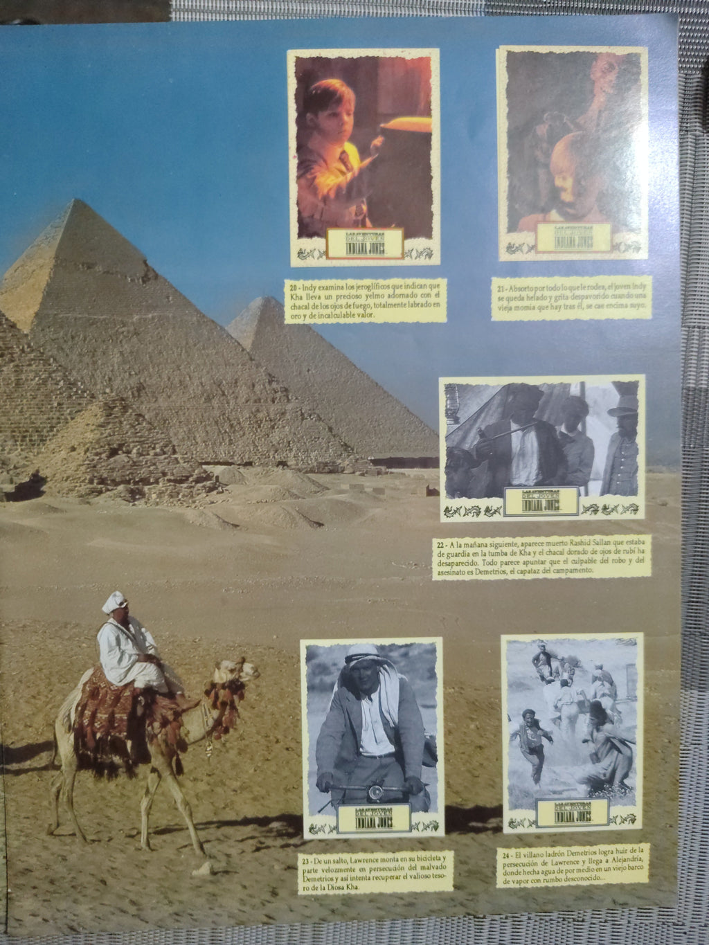Álbum de Láminas Incompleto (Vintage 80s/90s) – Temática Indiana Jones y la Última Cruzada – Artículo de Colección / Segunda Mano