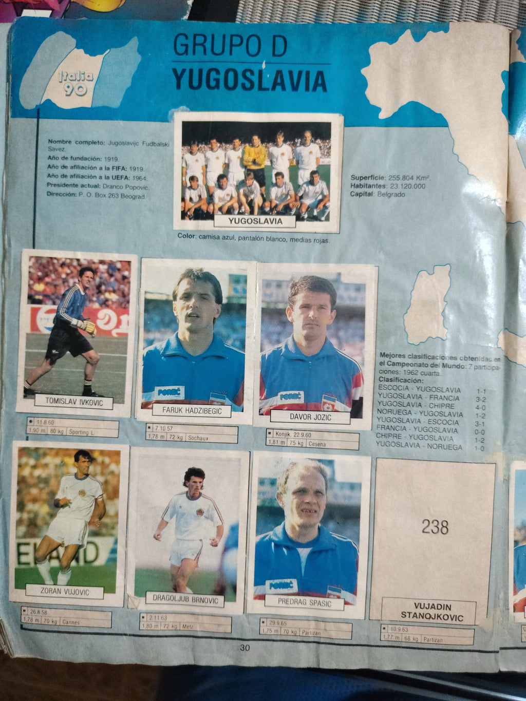 Álbum Copa Mundo Italia 90 vintage para colección / repuestos ⚽📘