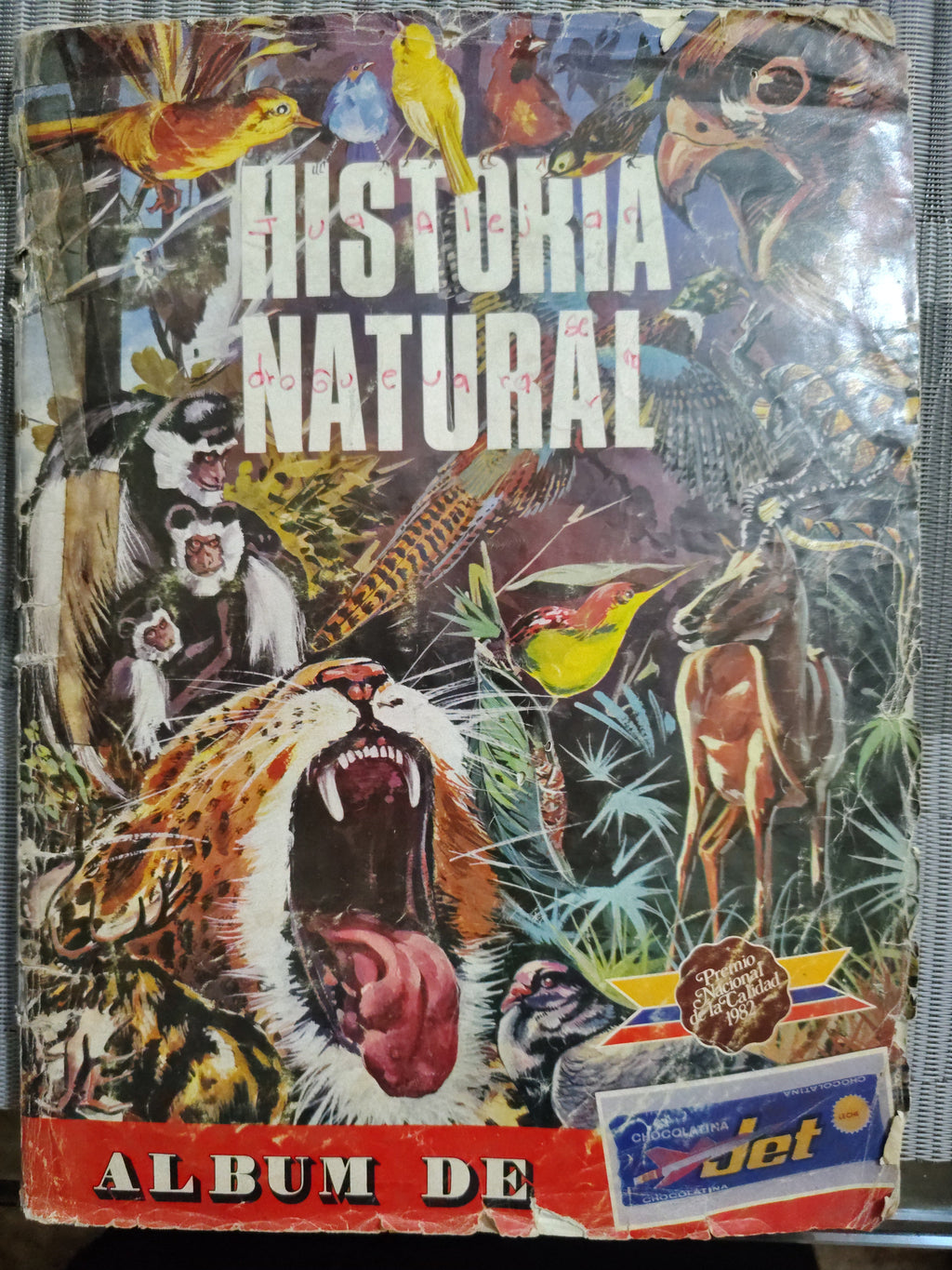 Álbum Incompleto "Historia Natural" (Vintage) – Para Repuesto de Láminas – Artículo de Colección / Segunda Mano