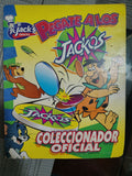 Lote de Tazos Vintage Variados (Picapiedra, Supersónicos, Don Gato y Su Pandilla, Mickey y más) + Álbum