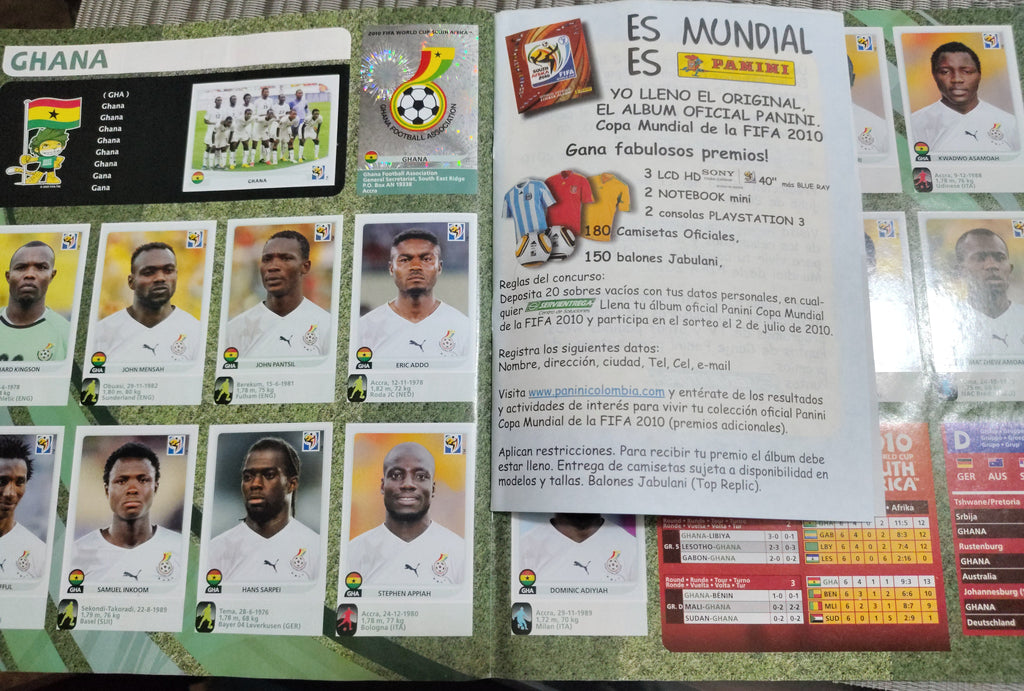 Álbum Panini Mundial Sudáfrica 2010 COMPLETO Original FIFA Colección