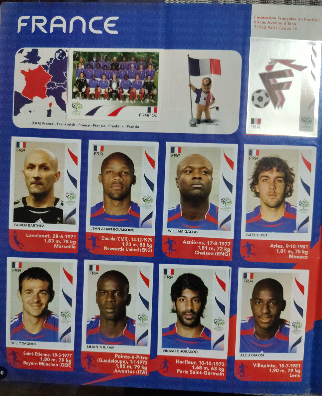 Álbum de Láminas Incompleto (Casi Lleno) – Mundial Alemania 2006 – Artículo de Colección Panini / Segunda Mano
