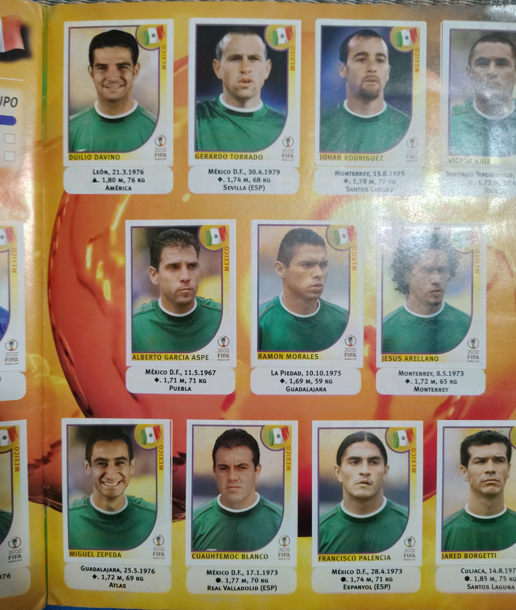 Álbum Panini Mundial Corea Japón 2002 COMPLETO Original FIFA Colección