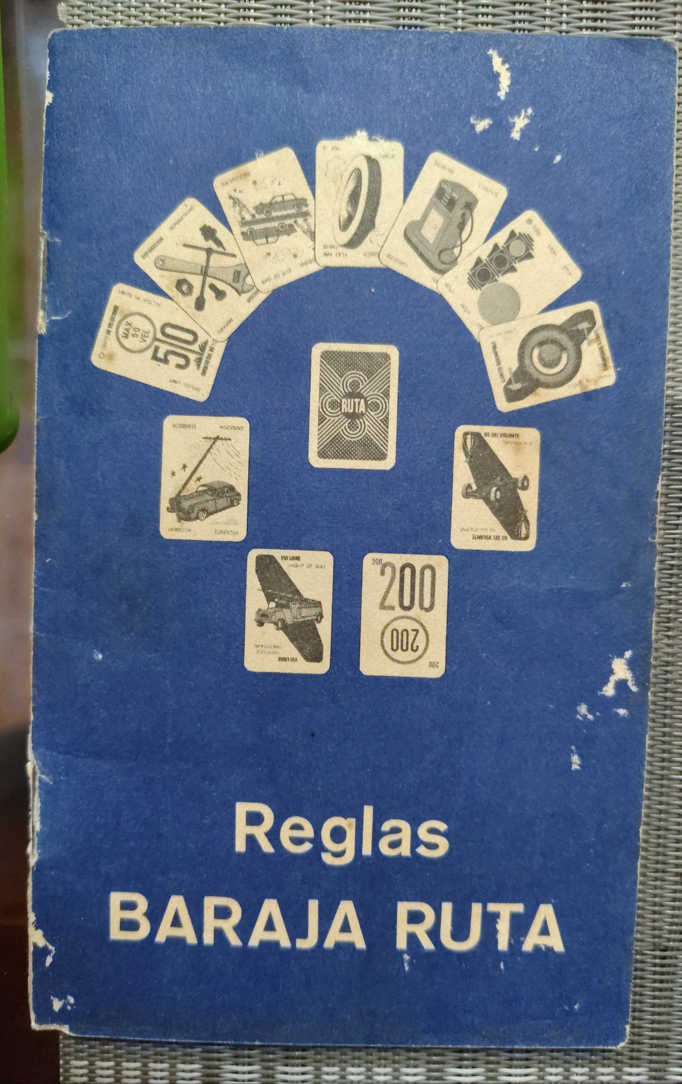 Juego de Mesa Tura Vintage Editorial Colina Completo con 108 Cartas y Manual Original