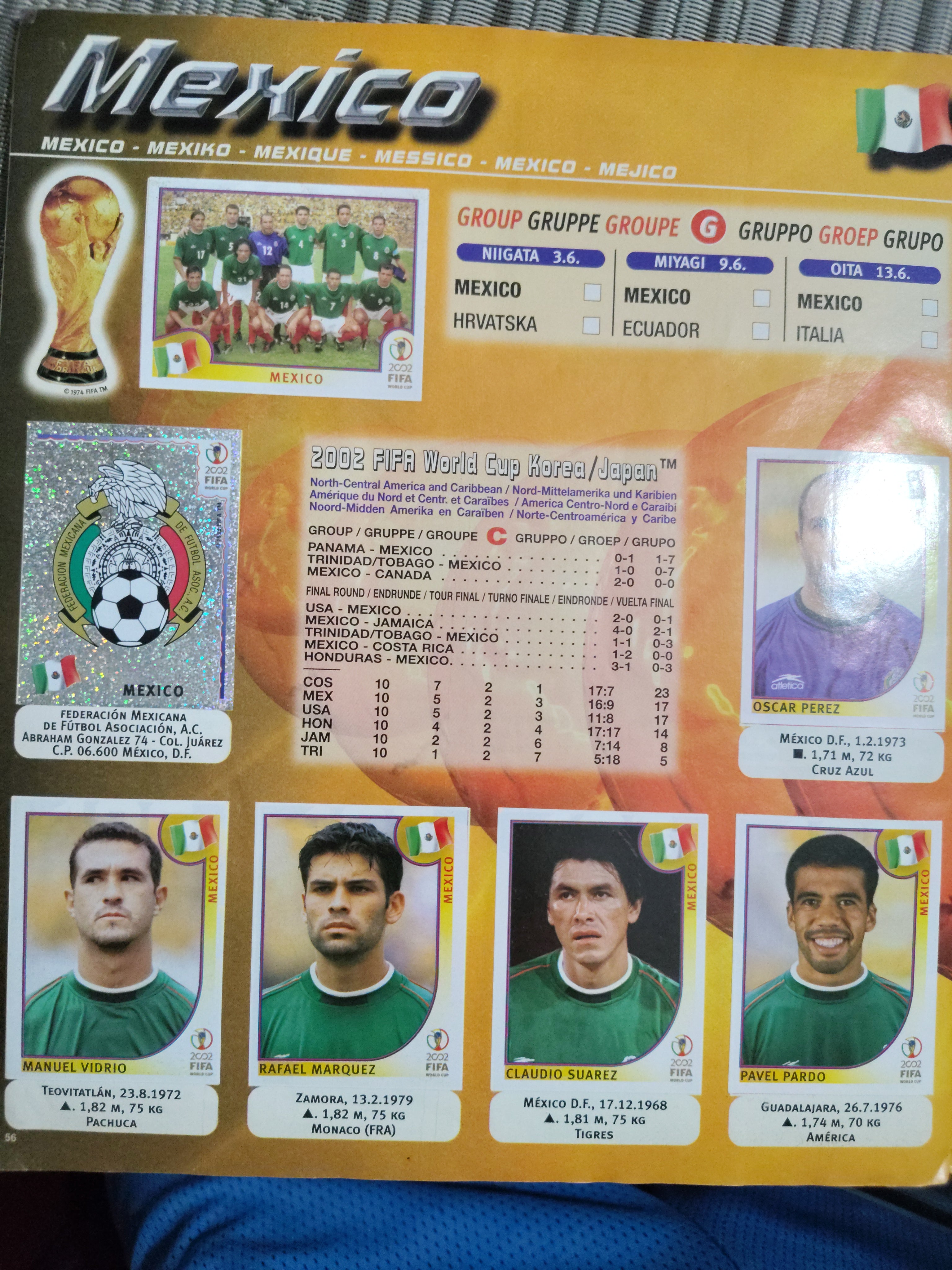 Álbum Panini Mundial Corea Japón 2002 COMPLETO Original FIFA Colección