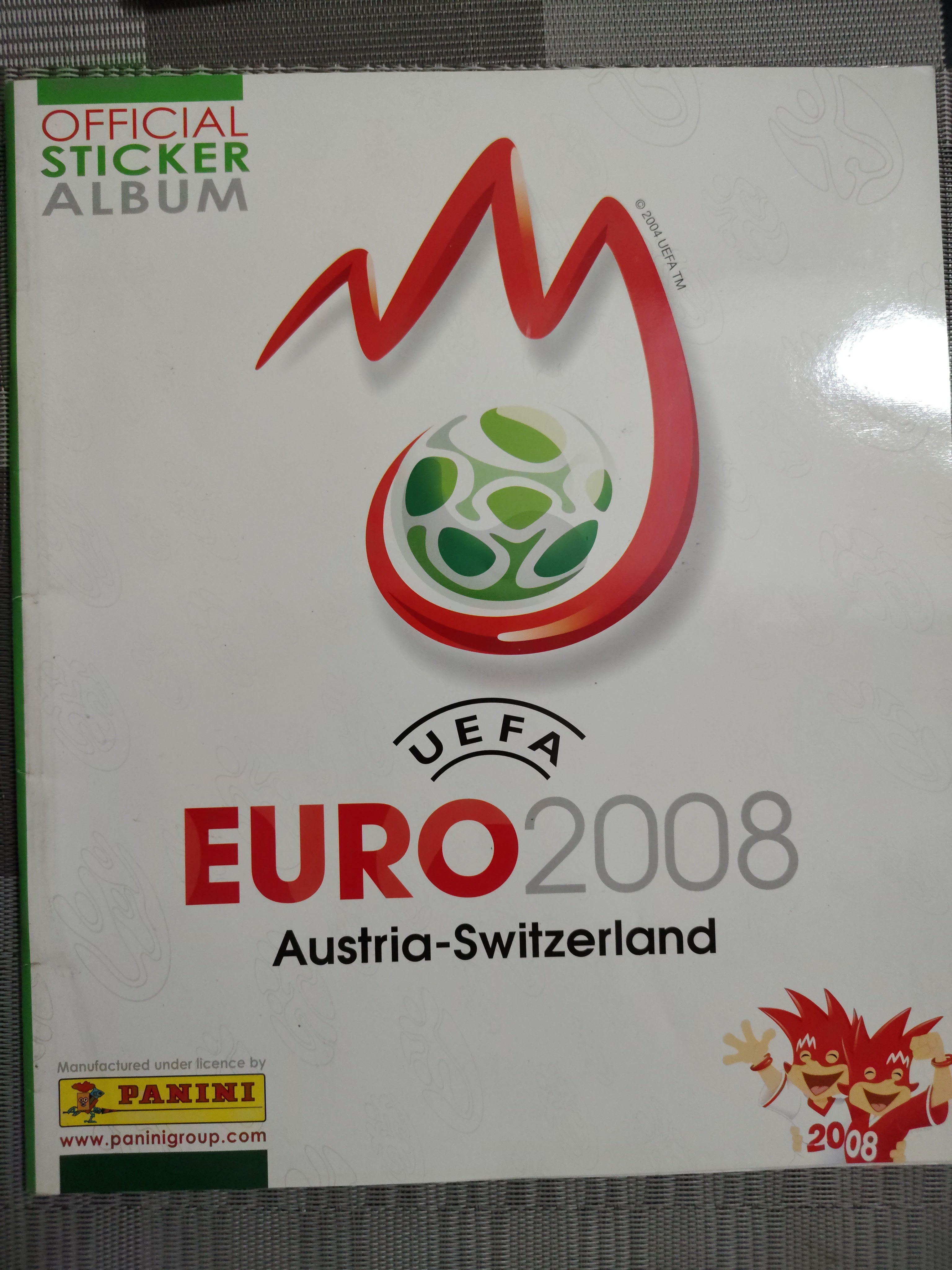 Álbum Panini Euro 2008 Austria Suiza Original Buen Estado + Láminas (6)