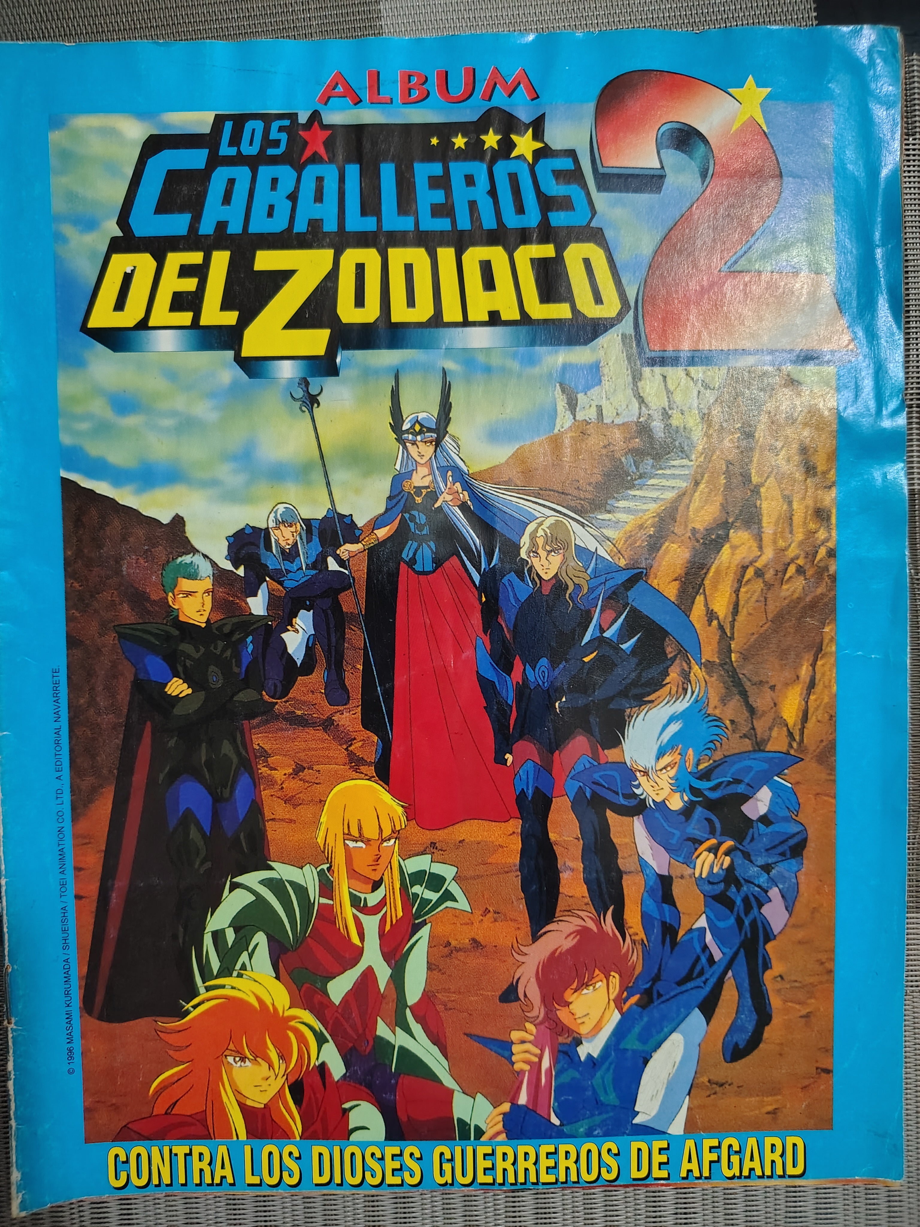 Álbum completo Caballeros del Zodiaco 2 vintage original ⚡📘