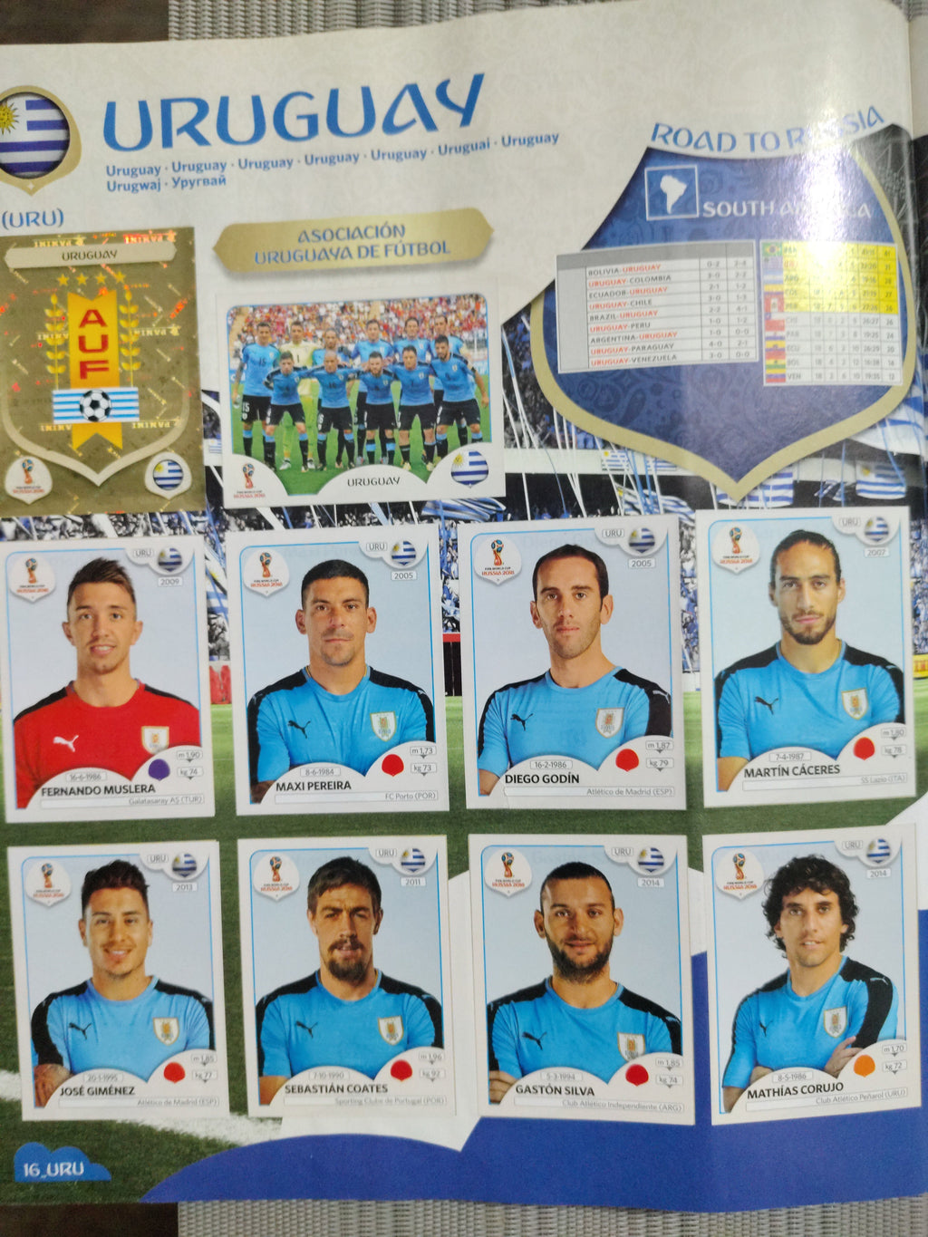 Álbum de Láminas Completo (100% Lleno) – Mundial Rusia 2018 (Ed. Colombia) – Artículo de Colección Panini / Segunda Mano