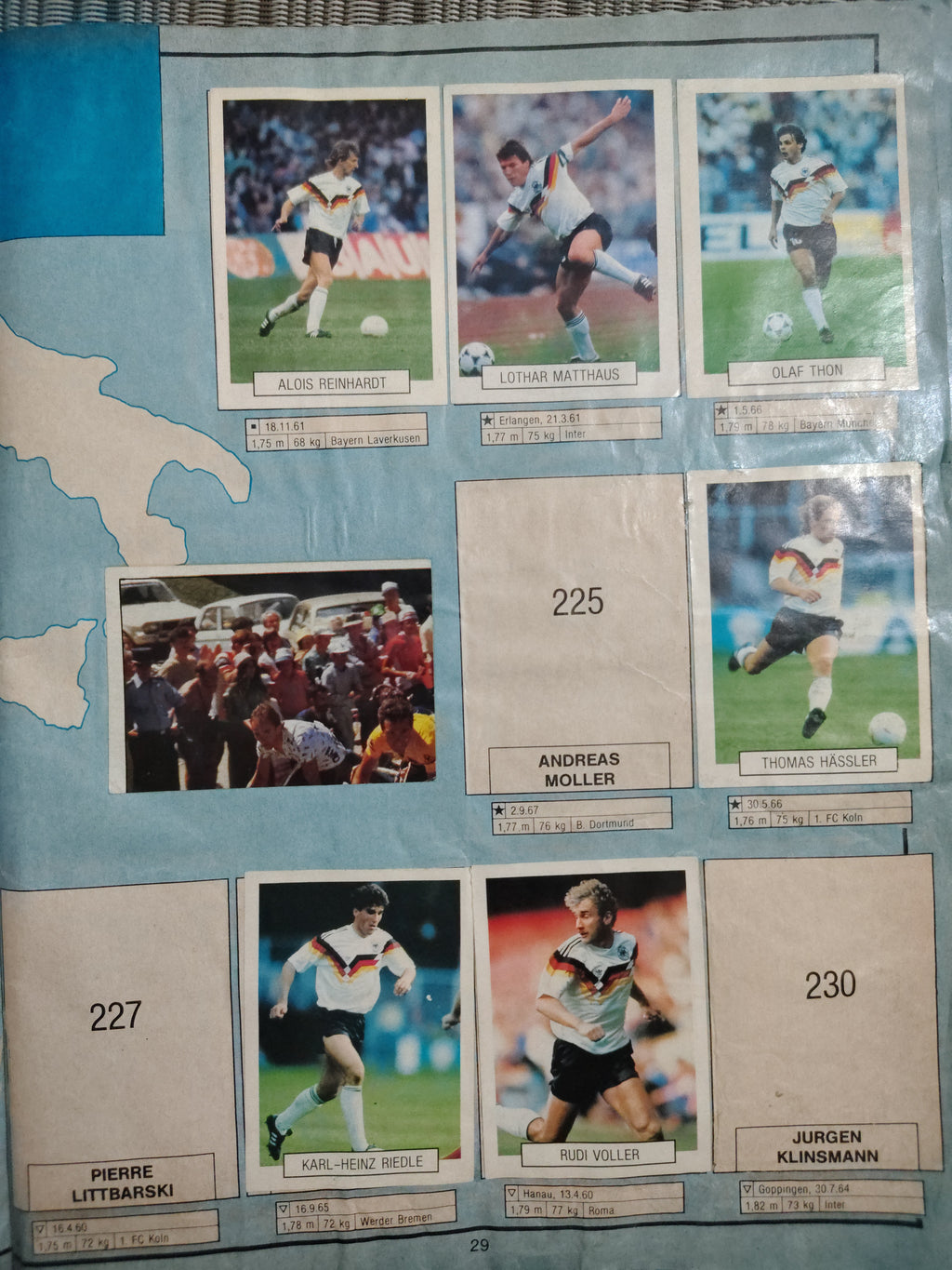 Álbum Copa Mundo Italia 90 vintage para colección / repuestos ⚽📘