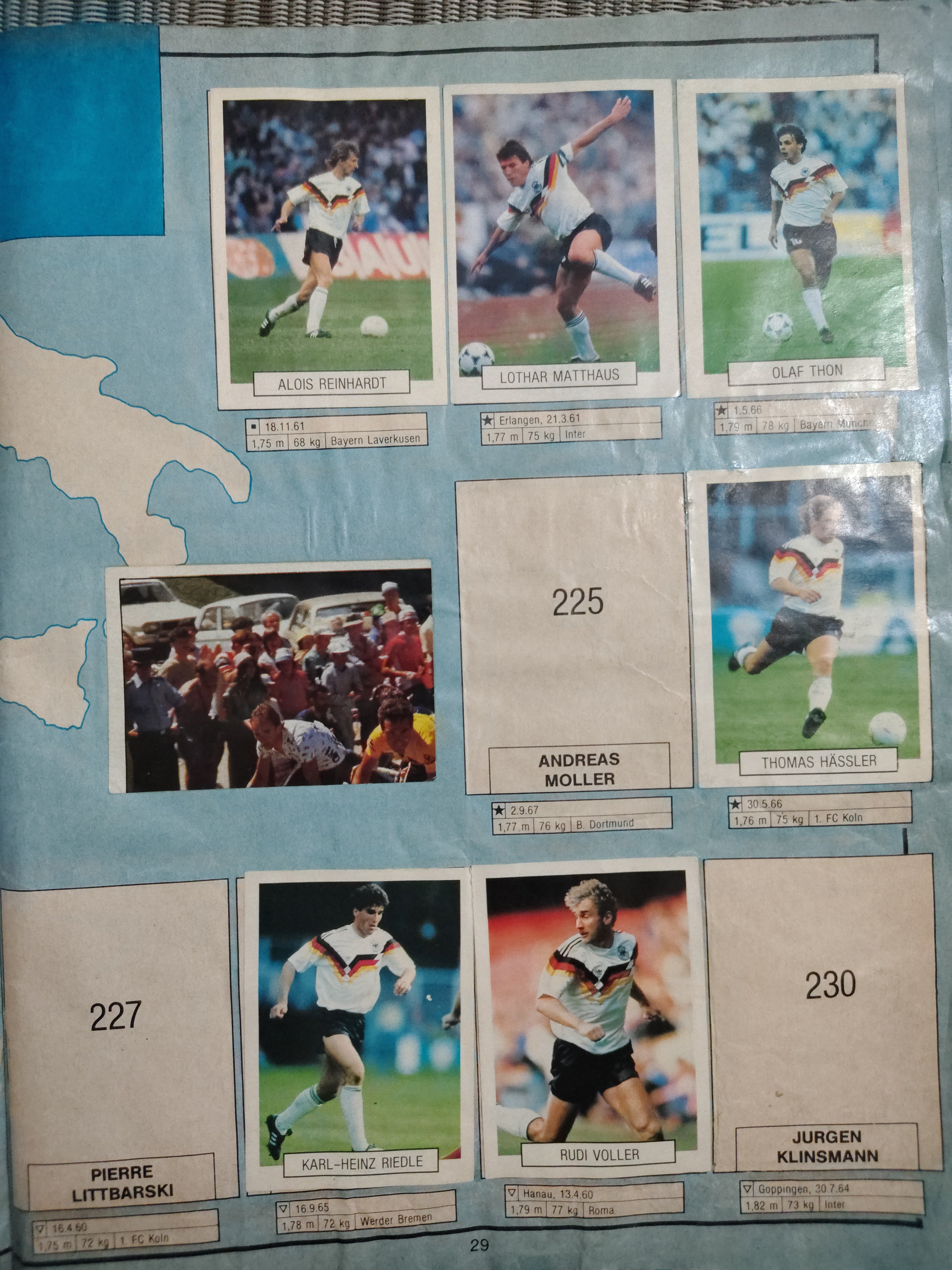 Álbum Copa Mundo Italia 90 vintage para colección / repuestos ⚽📘