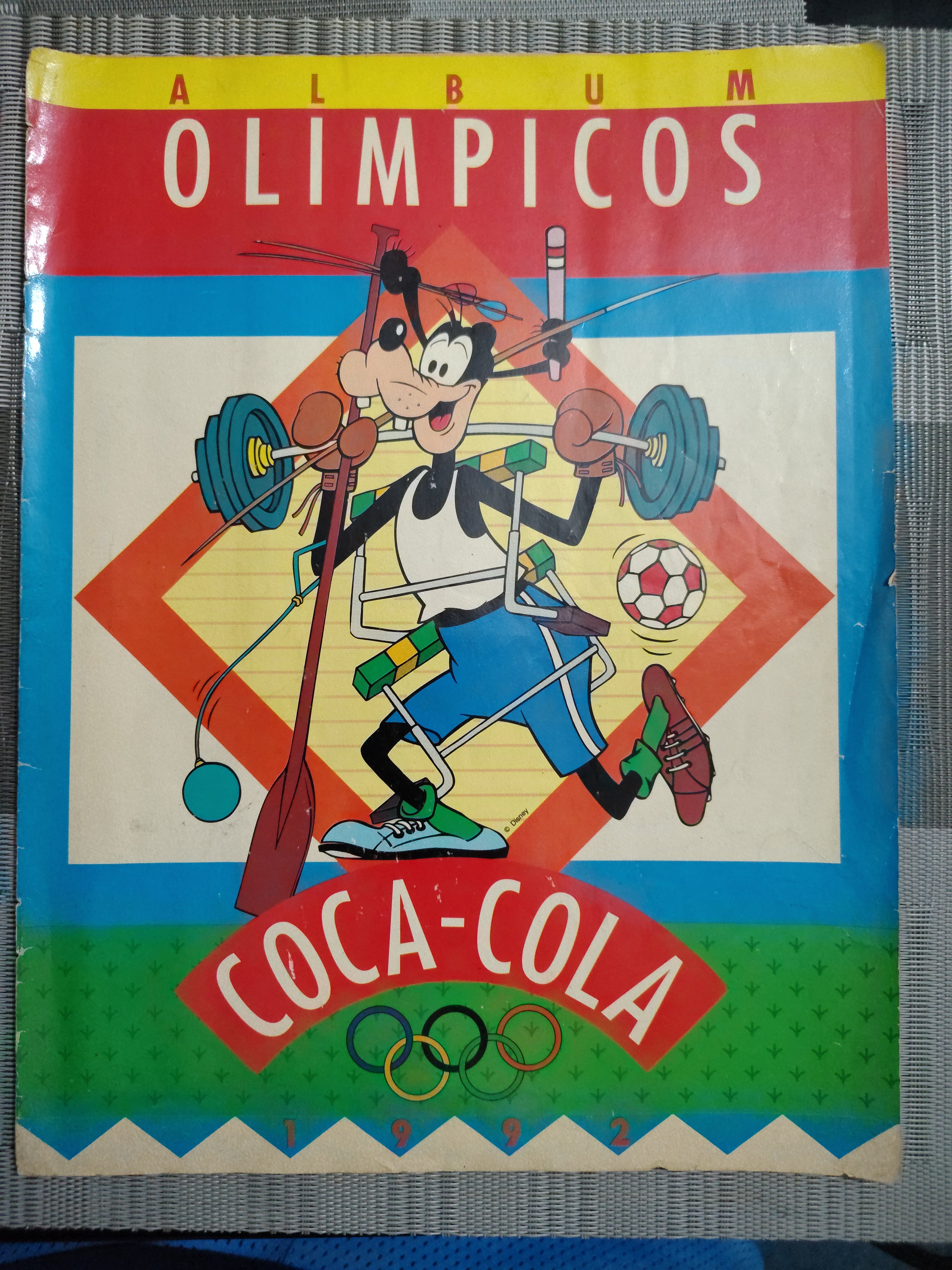 Colección álbumes Coca-Cola Disney vintage (Olímpicos 92 + Trajes típicos)