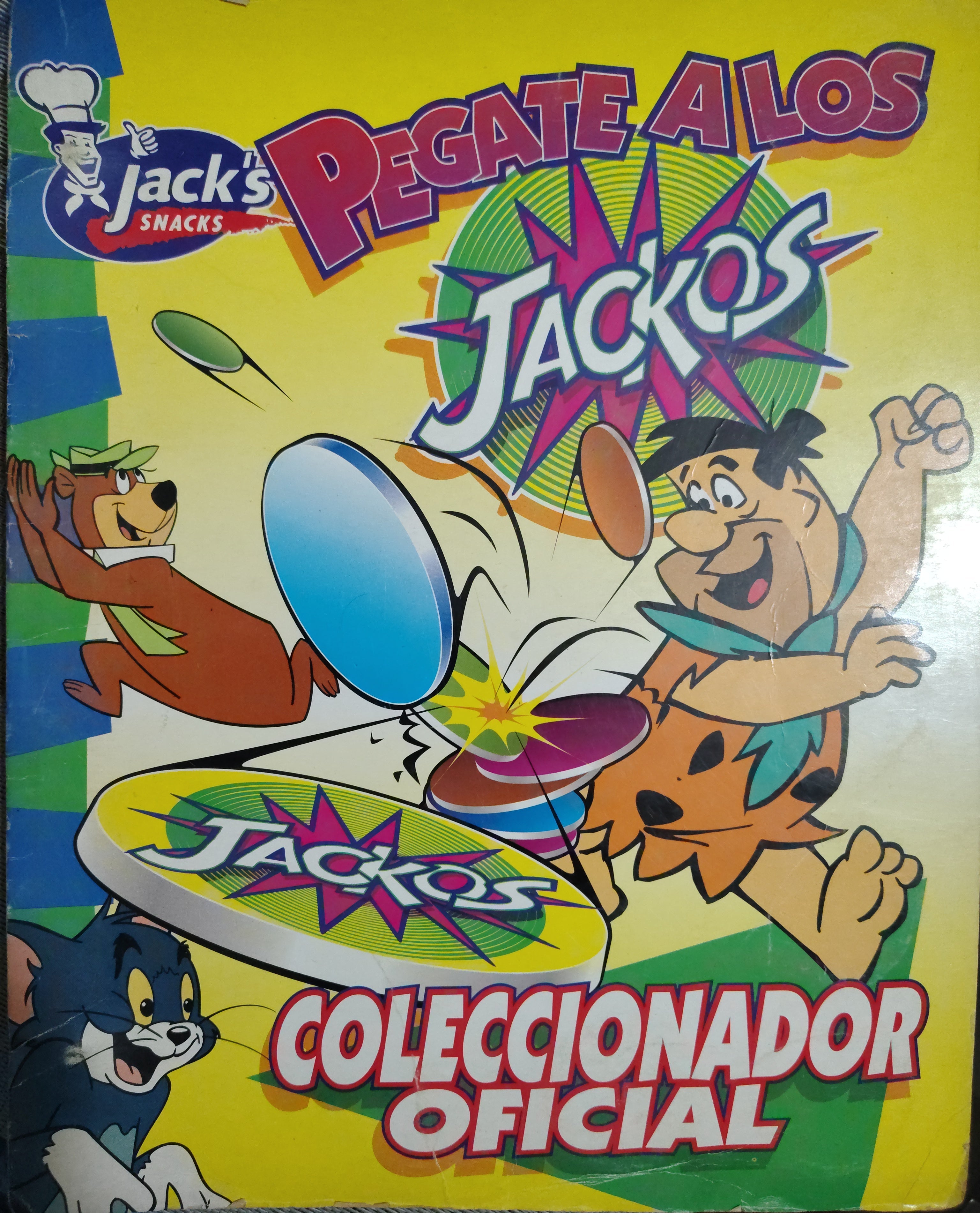 Colección Tazos Caballeros del Zodiaco + Álbum Original Jack’s Snacks Vintage