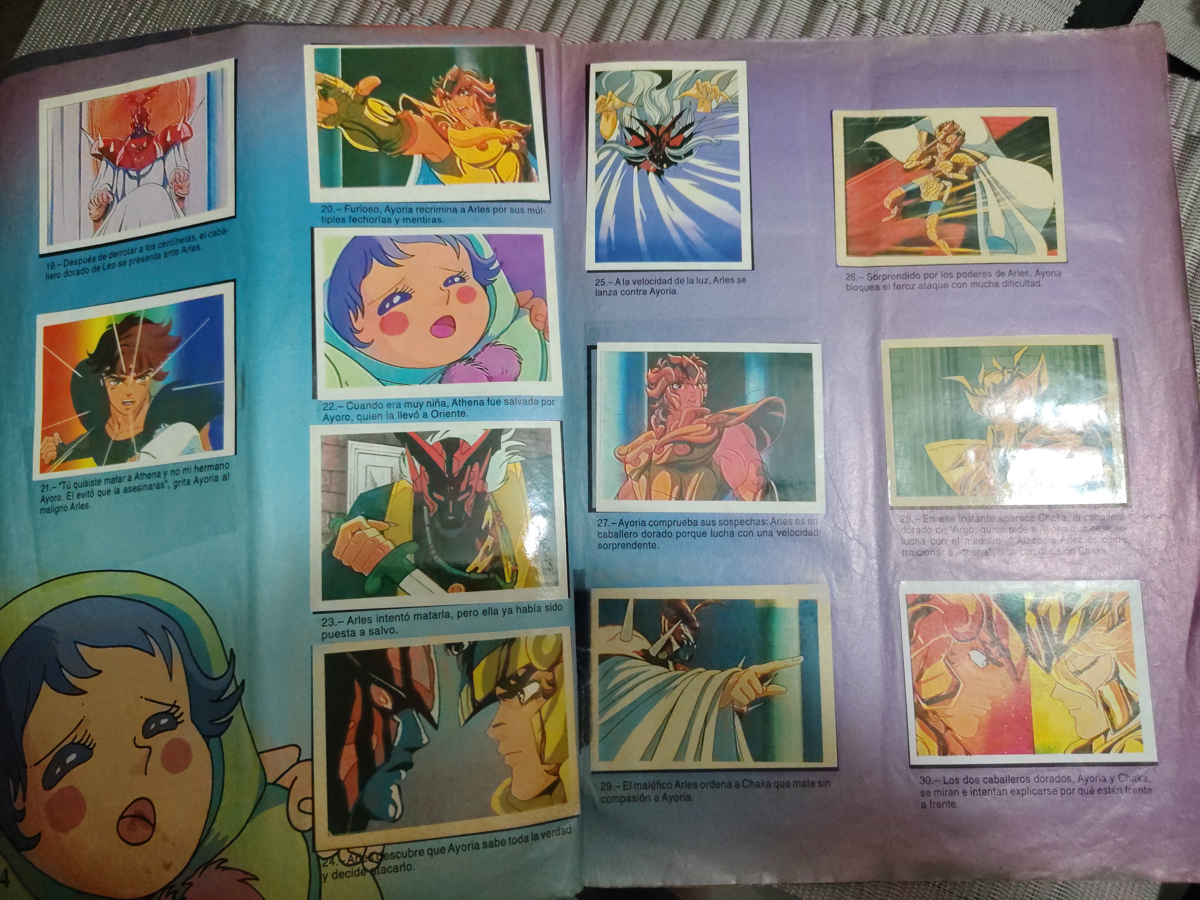 Álbum Caballeros del Zodiaco Original Editorial Navarrete Vintage Saint Seiya Colección