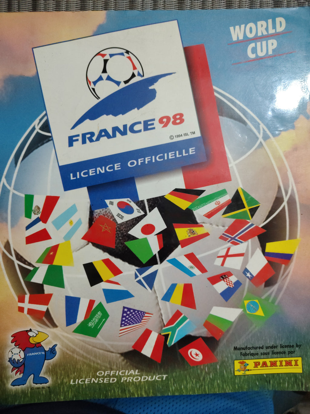 Álbum oficial de la Copa del Mundo FIFA World Cup France 1998, producido por Panini.