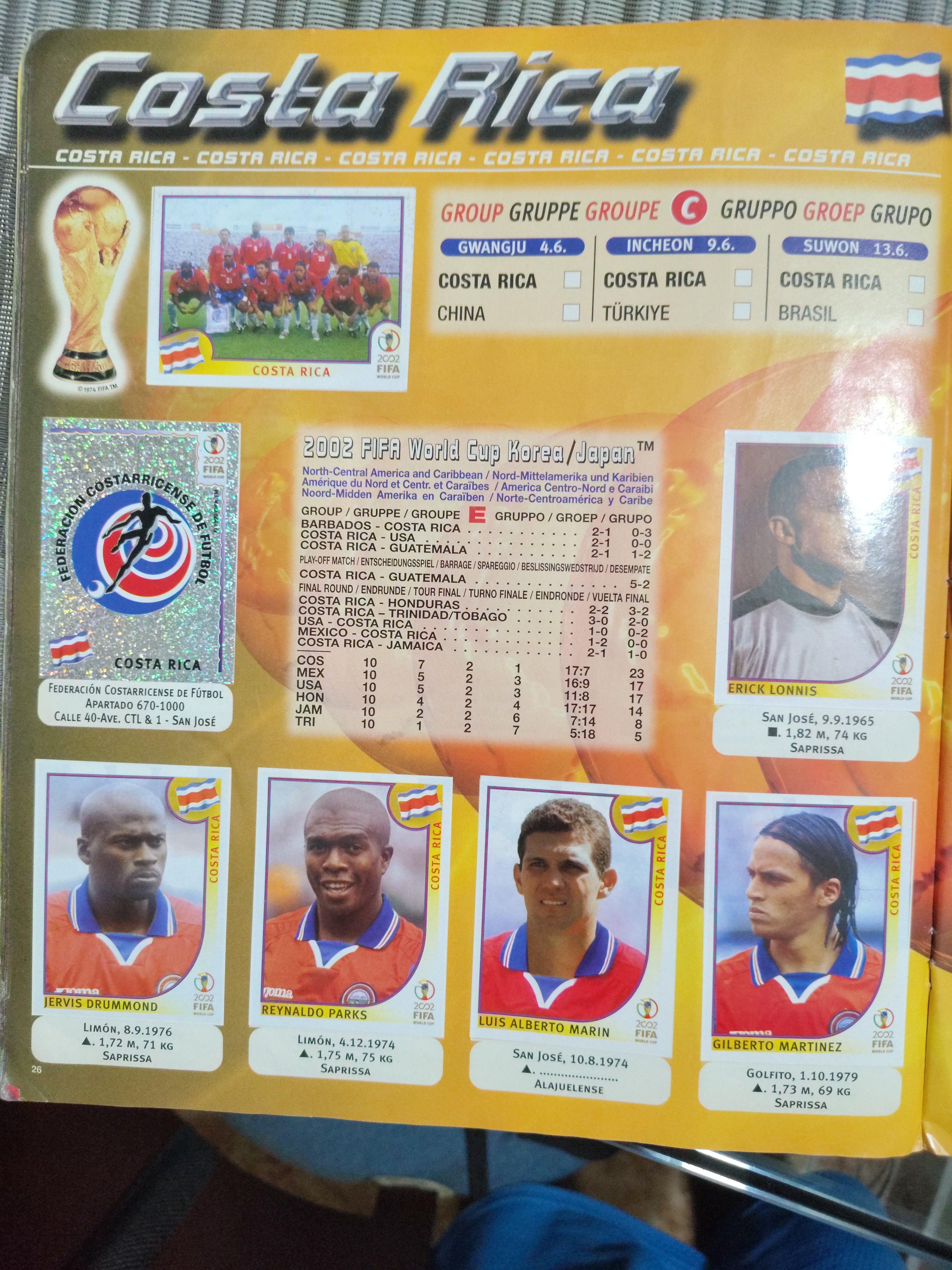Álbum Panini Mundial Corea Japón 2002 COMPLETO Original FIFA Colección