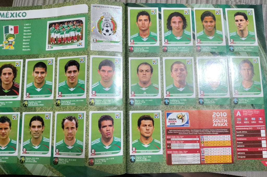 Álbum Panini Mundial Sudáfrica 2010 COMPLETO Original FIFA Colección