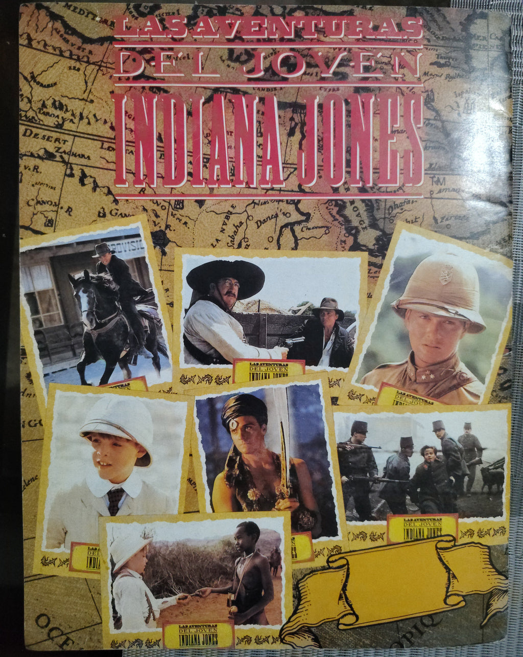 Álbum de Láminas Incompleto (Vintage 80s/90s) – Temática Indiana Jones y la Última Cruzada – Artículo de Colección / Segunda Mano