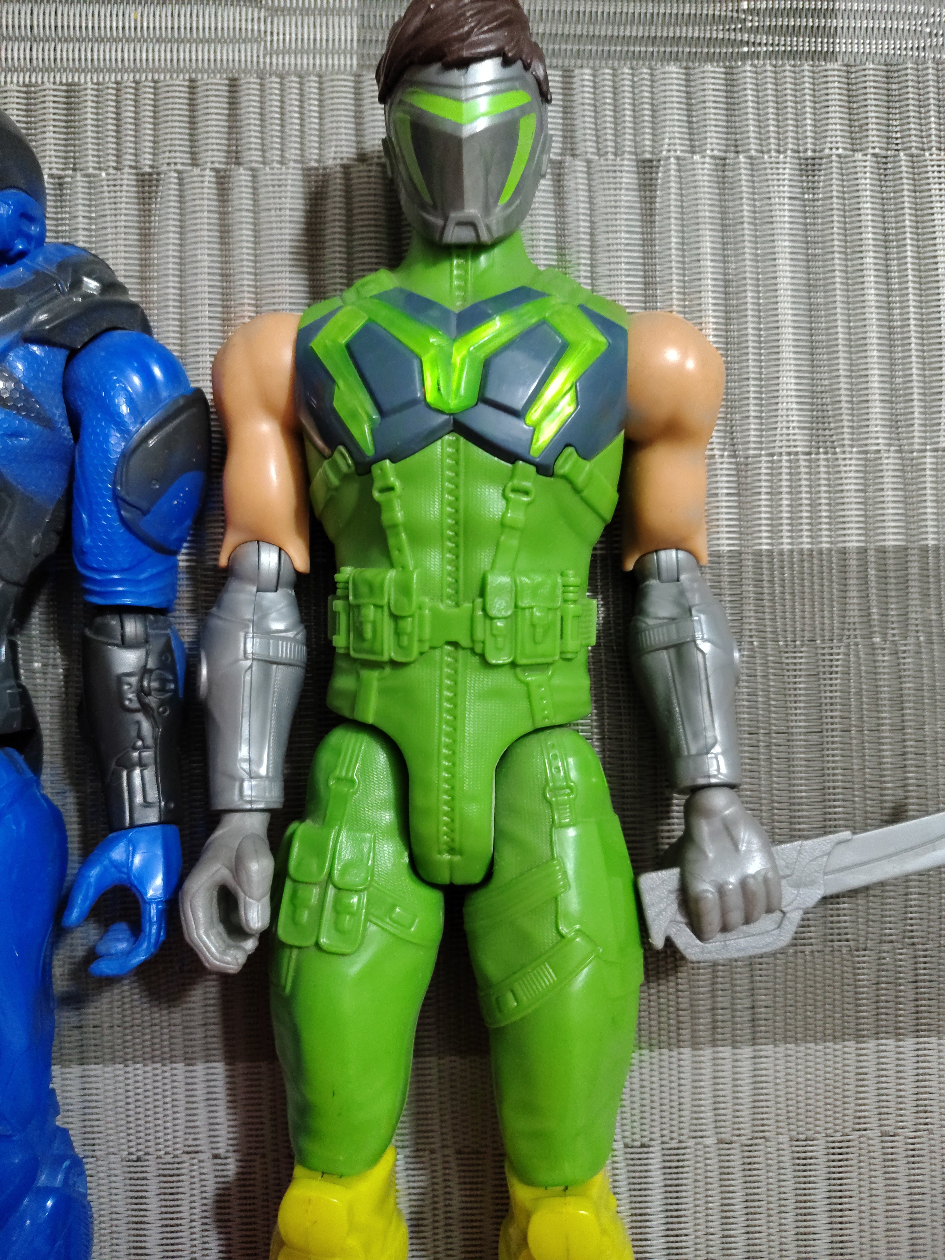 Lote de 3 Figuras de Acción Vintage Mattel y Hasbro Estilo Sci-Fi Gamer – Usadas