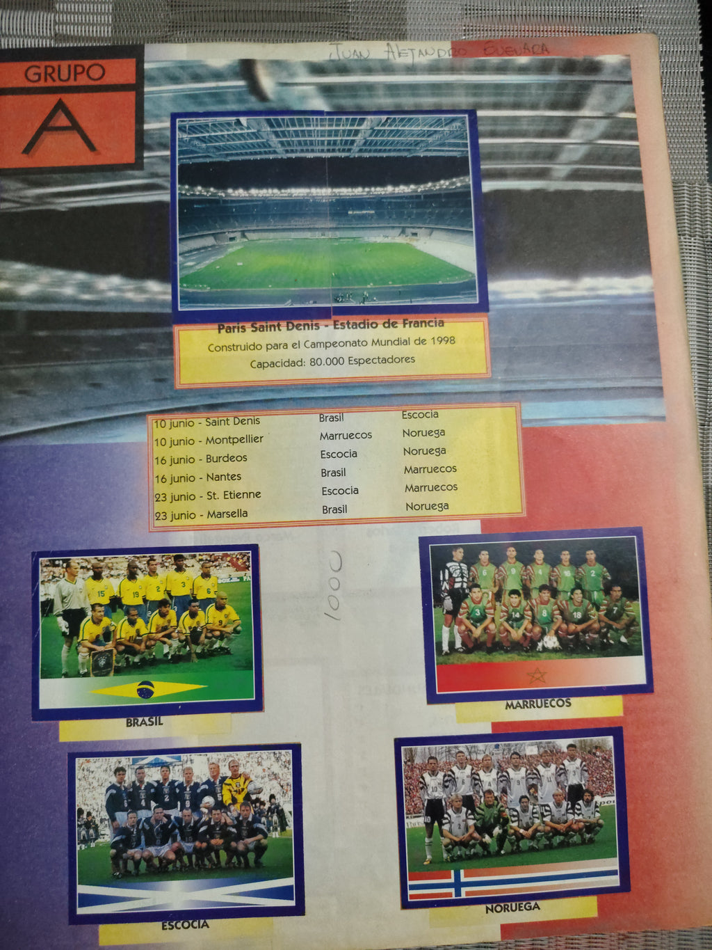Álbum Mundial Francia 98 casi completo + revista Don Balón 98 ⚽🔥