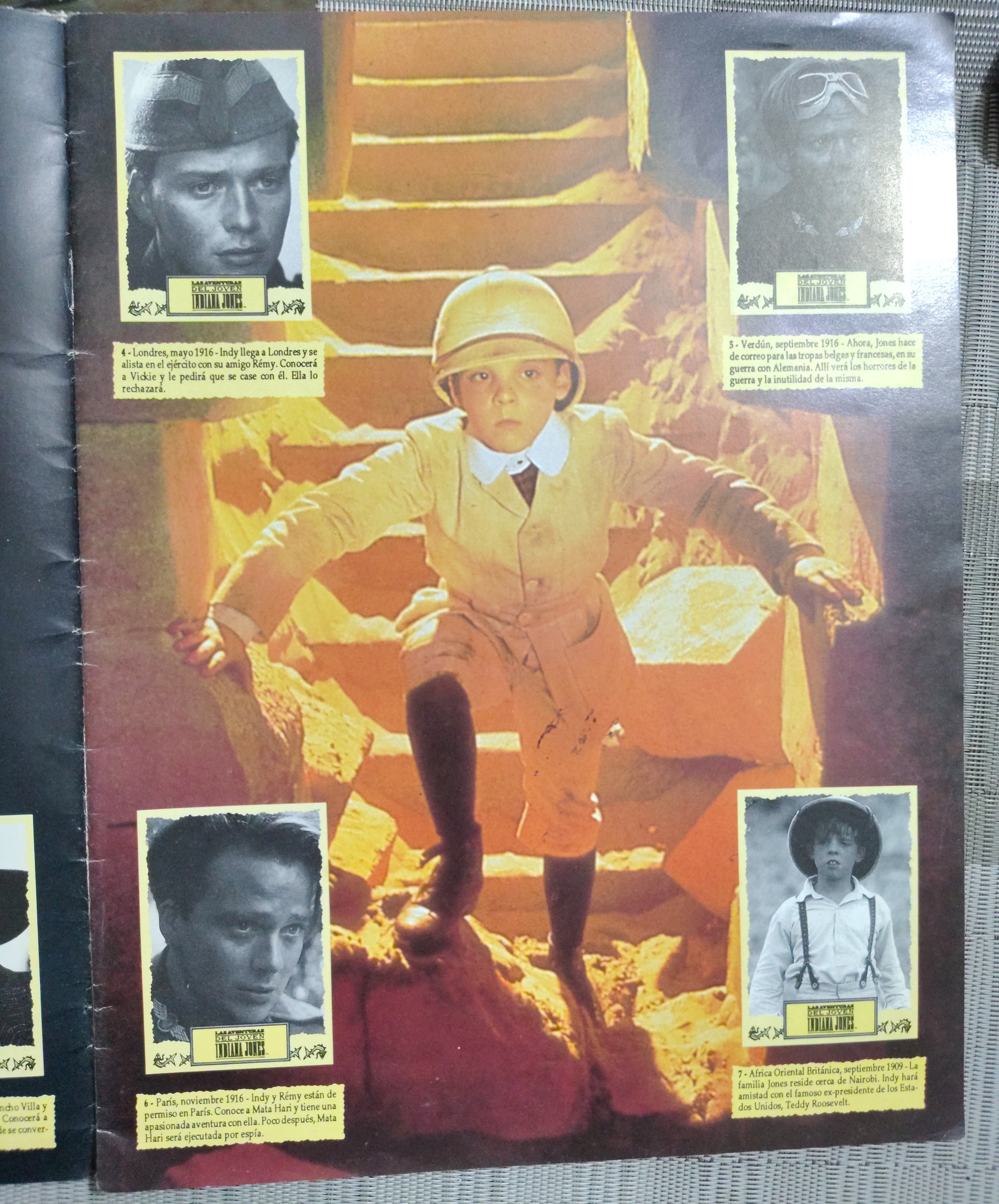 Álbum de Láminas Incompleto (Vintage 80s/90s) – Temática Indiana Jones y la Última Cruzada – Artículo de Colección / Segunda Mano