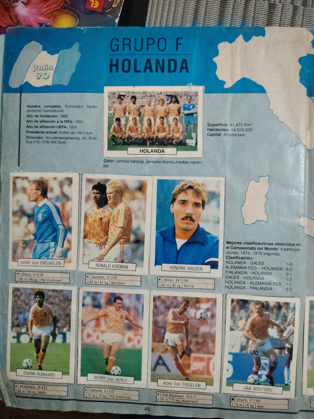 Álbum Copa Mundo Italia 90 vintage para colección / repuestos ⚽📘