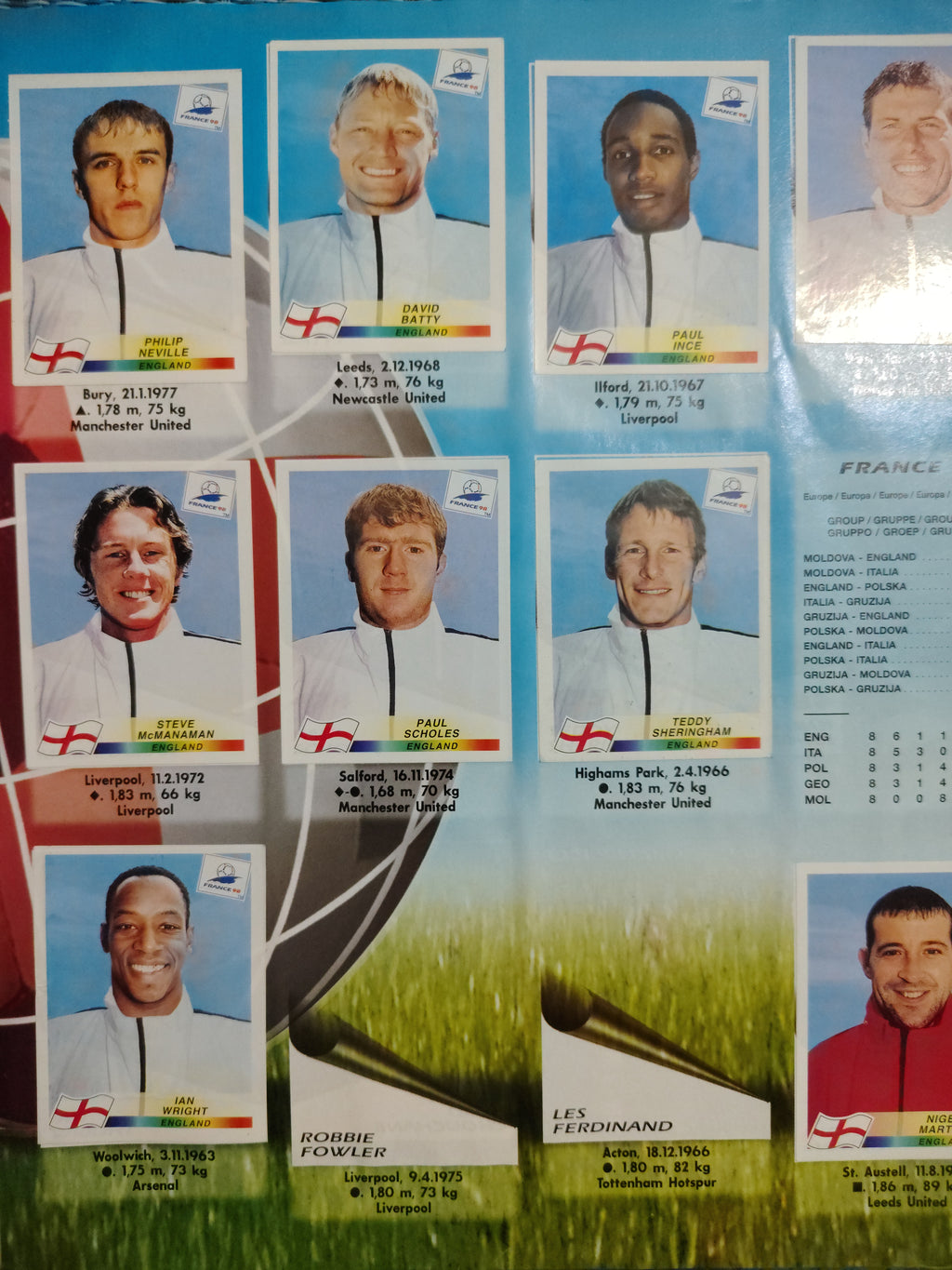 Álbum oficial de la Copa del Mundo FIFA World Cup France 1998, producido por Panini.