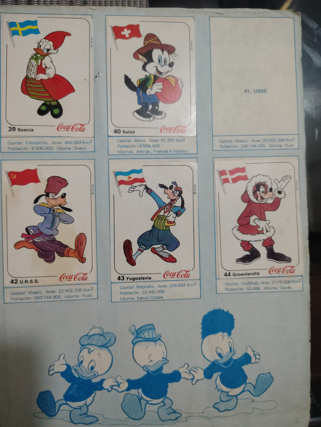 Lote de 2 Álbumes Incompletos (Años 90) – Temática Olimpiadas 92 y Trajes Típicos (Promocionales Retro) – Segunda Mano
